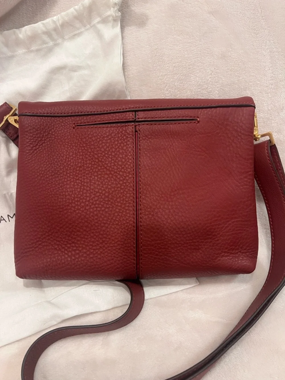 Hammitt VIP Pomodoro Red Leather Crossbody with Gold Heirloom Hardware - Picture 2 of 3